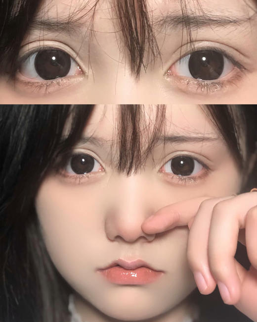 （半年抛）Lilyanna 闪烁黑 14.5mm 着色14.0mm 商品图0