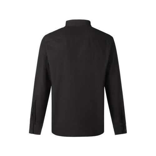 VERSACE JEANS COUTURE/VERSACE JEANS COUTURE范思哲 男士棉质长袖衬衫V字徽章图案 71GAL2RC CN002 商品图1