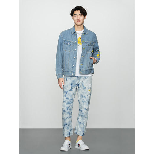 【Smiley®联名】Lee22春夏新品舒适版蓝男牛仔夹克外套LMT001563 商品图2