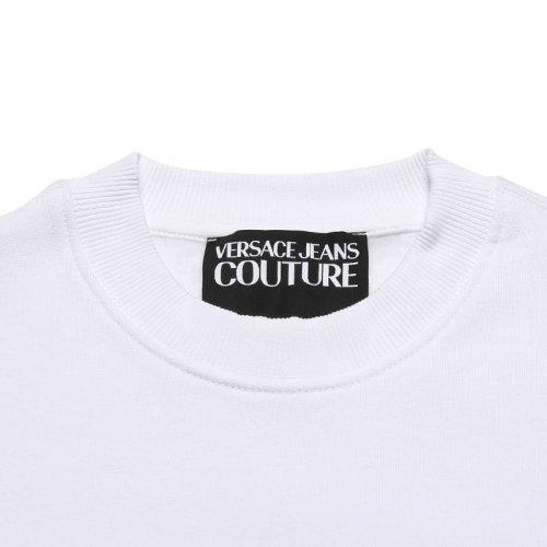 VERSACE JEANS COUTURE/VERSACE JEANS COUTURE 范思哲【21秋冬系列】范思哲 男士棉质加绒款圆领长袖卫衣运动衫LOGO图案 71GAIT15 CF00T 商品图2