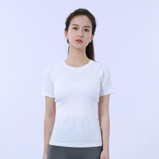 花瑜 瑜伽运动T恤   HYT001 商品图5