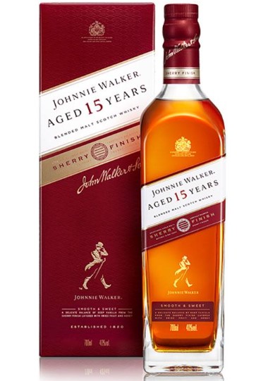 尊尼获加15年（雪莉版）威士忌700ml