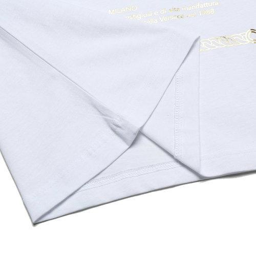 VERSACE JEANS COUTURE范思哲 男士棉质圆领短袖T恤 71GAHT01 CJ00T 商品图4