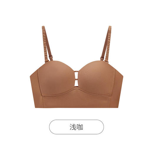 TS2338  2338薄款小胸聚拢内衣女无痕一片式云朵美背聚拢无钢圈舒适文胸 商品图5