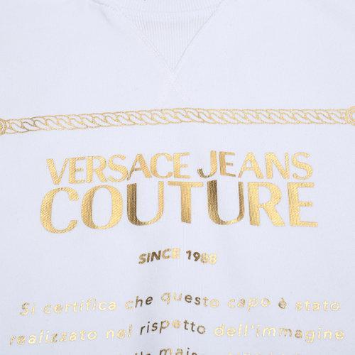 VERSACE JEANS COUTURE/VERSACE JEANS COUTURE 范思哲 男卫衣 男士LOGO图案棉质圆领长袖卫衣运动衫 B7GVA7TE 30318 商品图3