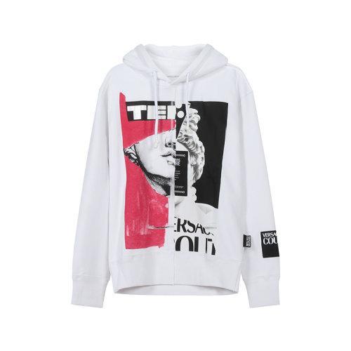 VERSACE JEANS COUTURE/VERSACE JEANS COUTURE 范思哲 2021款 男卫衣 男士棉质宽松版连帽长袖卫衣运动衫 B7GVA7KF 30328 商品图0