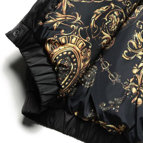 VERSACE JEANS COUTURE/VERSACE JEANS COUTURE范思哲 男士聚酯纤维短款鸭绒连帽羽绒服外套 71GAU400 25186 商品图4