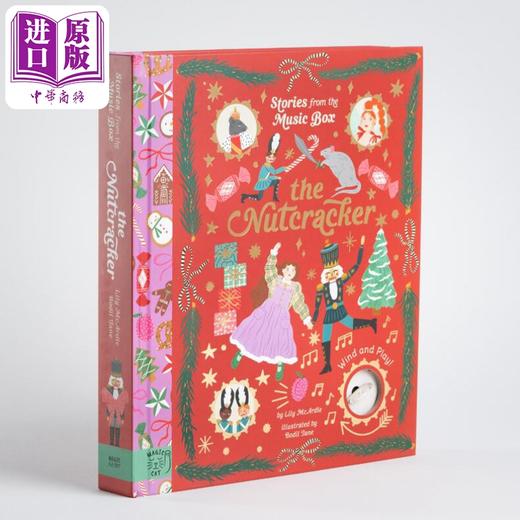 【中商原版】Stories Music Box 音乐盒的故事书2册套装 胡桃夹子 Nutcracker 圣诞前夕 Christmas 儿童亲子互动 上弦发条发声 商品图2