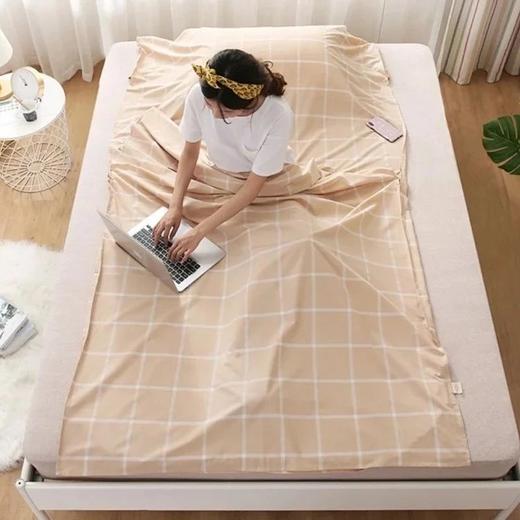 素道有机彩棉旅行卫生睡袋 亲肤舒适一体式巧妙设计【京东快递送货上门】 商品图2