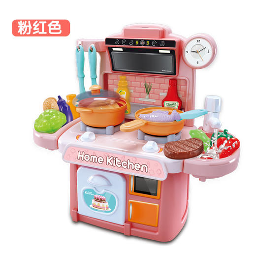 妮妮雅灯光音效按压出水厨房 26件套（颜色随机）N6947 商品图1