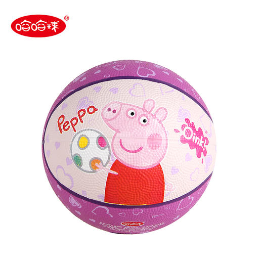 哈哈球2号儿童篮球（小猪佩奇）G2767（款式随机） 商品图0