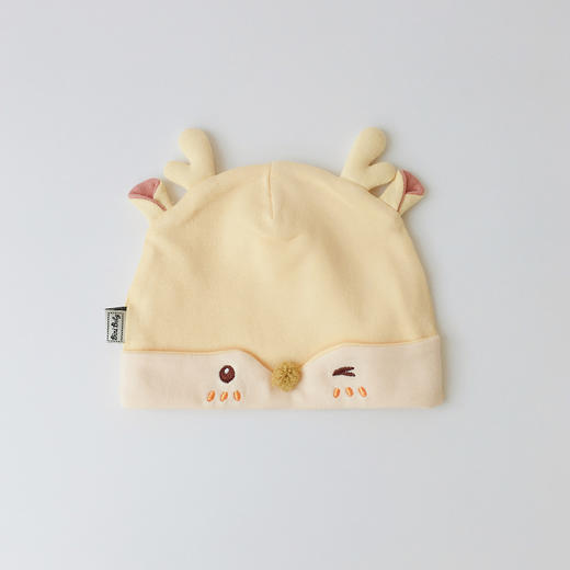 【萌动生趣 无骨胎帽】婴儿帽子春秋韩版ins纯棉无骨婴幼儿胎帽新生儿宝宝护卤门帽 商品图9