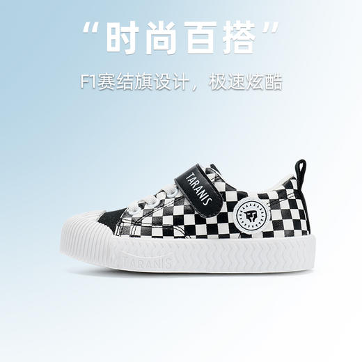 泰兰尼斯春秋季经典棋盘格帆布板鞋学步鞋T02X2C2439★⭐️ 商品图7