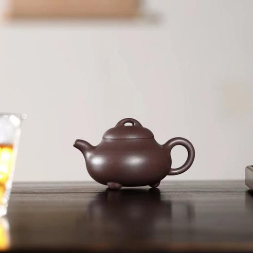 宜兴紫砂 喜瓢 黄龙山天青泥 160cc  作者张玉英 商品图0