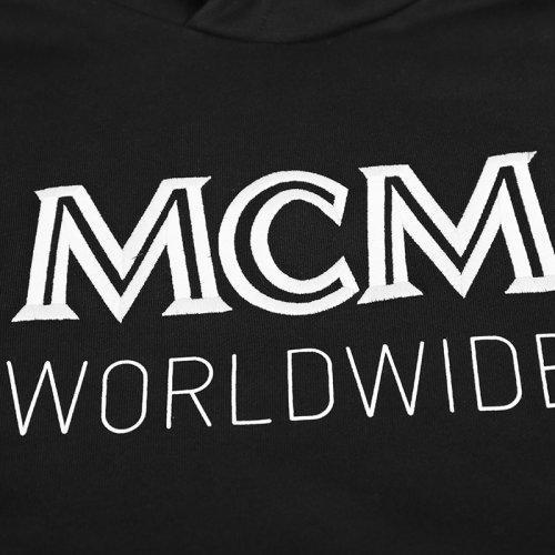 MCM/MCM 男卫衣 棉质连帽衫运动衫LOGO图案 MHAASMM03BT 商品图3