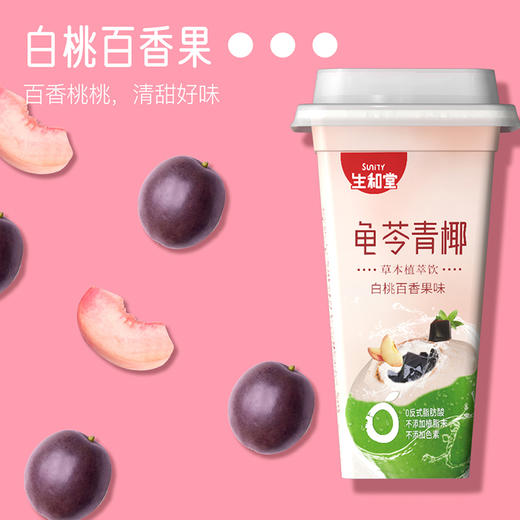 生和堂龟苓青椰白桃百香果味390g(T) 商品图5