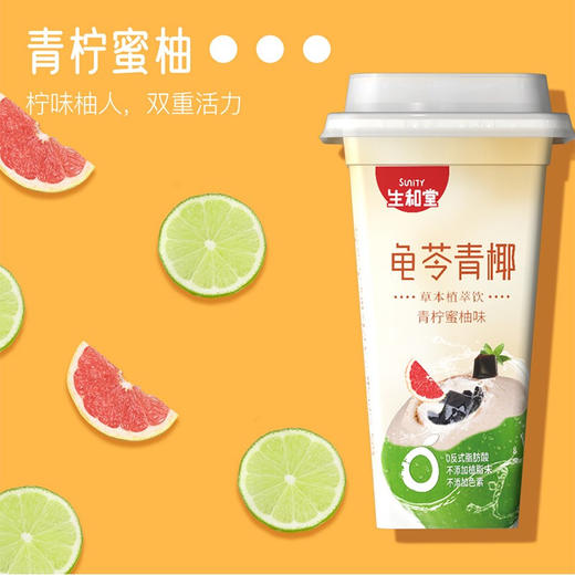 生和堂龟苓青椰青柠蜜柚味390g 商品图3