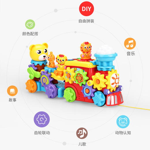 五星齿轮拼装火车38862 商品图2