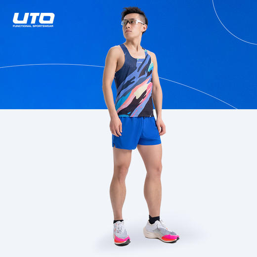 UTO/悠途轻量短裤男速干透气短裤女马拉松升级款2.0多口袋短裤 商品图0