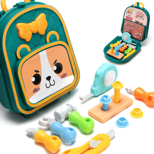 盒装宝宝儿童工具箱  拧螺丝工具箱玩具 过家家工具玩具套装 商品图4