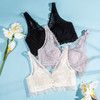 【梦之歌文胸】从A-D都舒适 会呼吸的蕾丝 大胸显小 轻薄透气 打孔乳胶贝壳杯 透气抑菌防凸点 舒适承托 性感包容 贴合曲线 自然上托不紧绷_2205 商品缩略图5