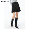 NEELLY纳俪商场同款2022秋季新款百褶裙女不对称设计A字裙显瘦N22082E01090 商品缩略图1