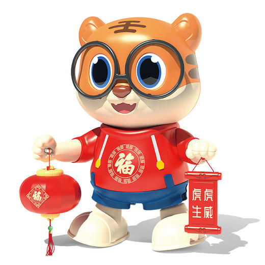 【萌趣电动跳舞小老虎】新年贺岁虎抖音同款电动跳舞老虎婴幼儿0-3岁有声会动儿童玩具女孩 商品图4