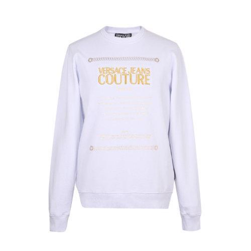 VERSACEJEANSCOUTURE/VERSACEJEANSCOUTURE 男卫衣 男士刺绣印花棉质卫衣 B7GUA7FN 36604 商品图0