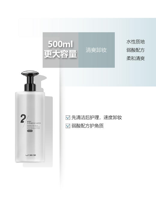 【176元会员福利】优图碧 净清深层卸妆水500ML  商品图1