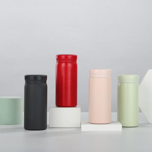 【爱是绿色，杯途健康】316不锈钢小巧学生迷你保温杯 ，简约小容量少女士口袋杯 商品图1