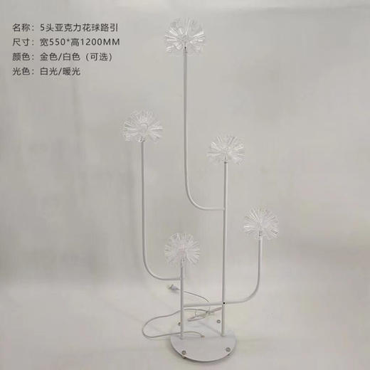 5头亚克力花球路引（运费自理） 商品图0