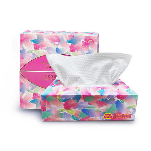 千羽格curiger一次性加厚洗脸巾爱马仕羽柔太阳花美肤巾50片 商品图2