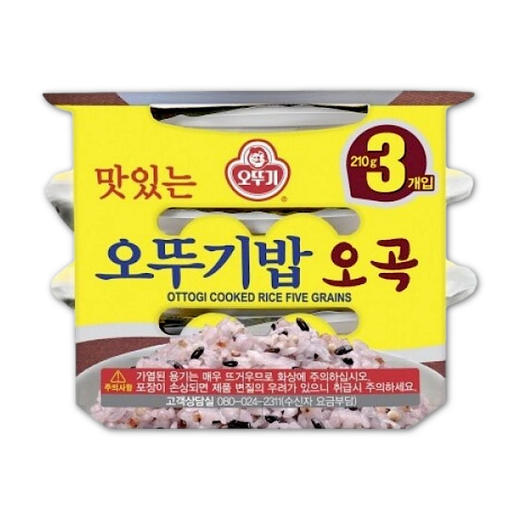 不倒翁 速食五谷米饭210g*3   商品图0