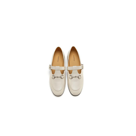 Westory22年秋季新款圆头玛丽珍时尚百搭个性镂空乐福鞋女72591 商品图2