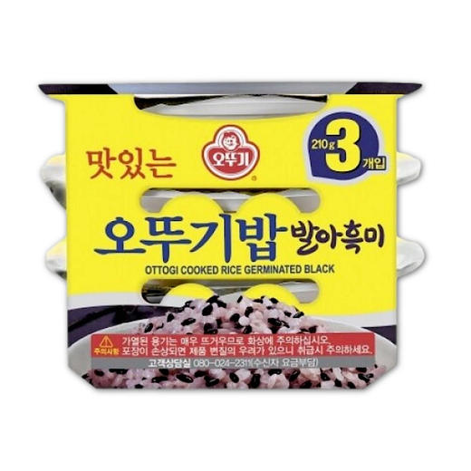 不倒翁 速食黑米饭210g*3  商品图0