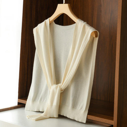 搭配利器丨超柔软 纯棉 针织小披肩 空调房外搭 商品图7