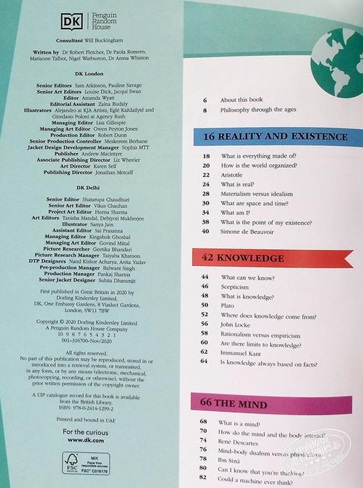【中商原版】Philosophy A Visual Encyclopedia 英文原版 哲学图解百科 DK 商品图8