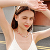 ZEGL樱桃琉璃串珠项链女夏季淡水珍珠轻奢小众高级感甜酷锁骨颈链 商品缩略图5