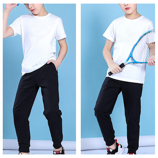 裁缝学苑TQ47 两件套儿童短袖纸样运动裤套装2022夏季童装打板图 商品图3