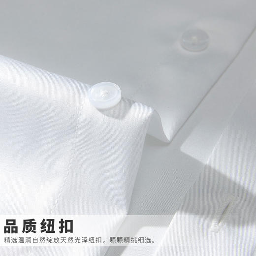 【五色可选】罗蒙春秋男士长袖衬衫 简约柔软亲肤商务通勤 百搭弹力衬衣男 商品图10