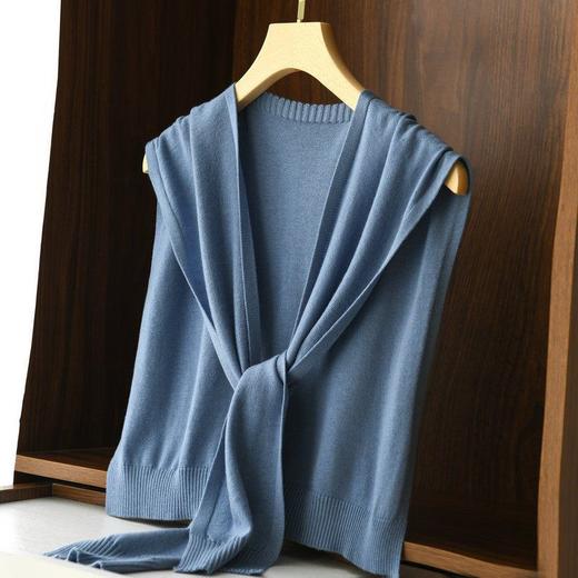 搭配利器丨超柔软 纯棉 针织小披肩 空调房外搭 商品图0