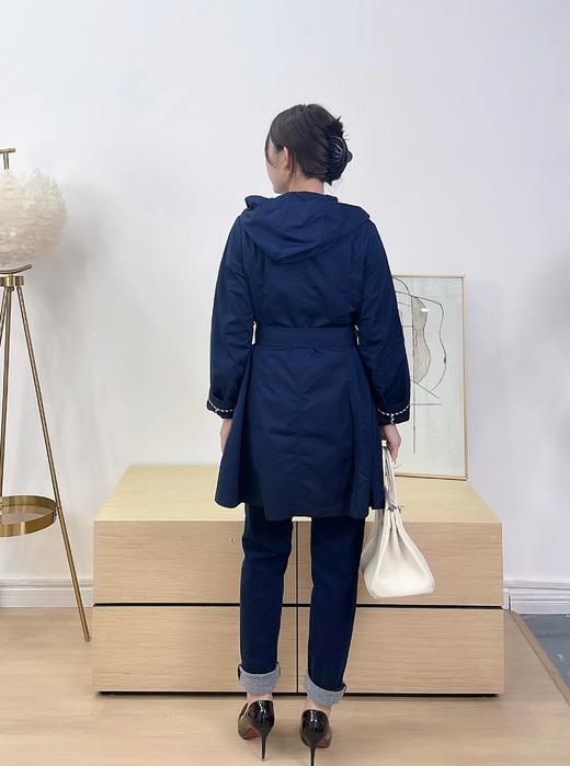 【现货秒发】奇威 配腰带单排扣风衣02004059 商品图2