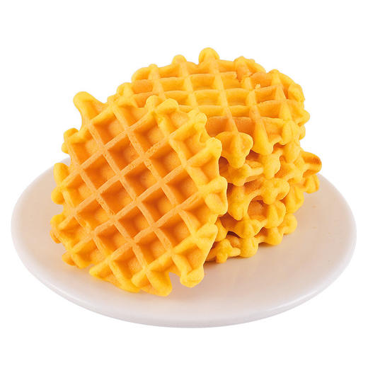 满格优品华夫饼原味400g*2箱 商品图0