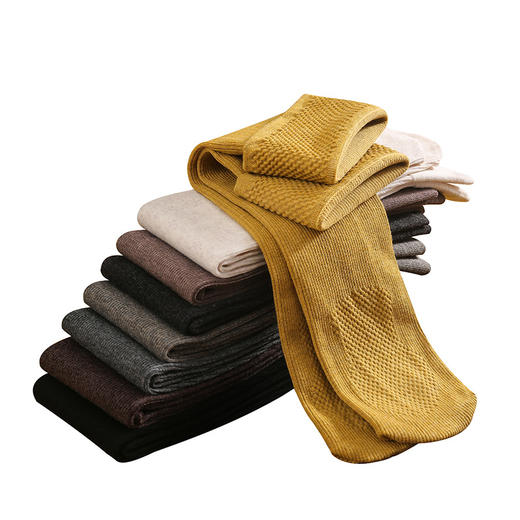 宝娜斯长筒袜女秋冬款jk过膝袜黑色中筒袜子日系小腿袜堆堆袜女 心选到家 商品图4