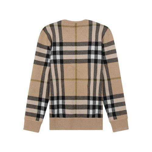 BURBERRY/博柏利 2021款 男士针织衫/毛衣 男款山羊绒圆领长袖针织衫毛衣 80412861 商品图1