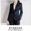 XZ-GMD20119简约灰色西装外套女春秋气质范时尚职业装工作服面试正装西服套装 商品缩略图4