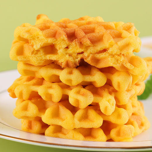 满格优品华夫饼原味400g*2箱 商品图2