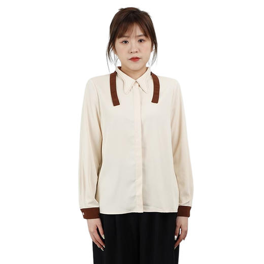oldcolour2021秋商场同款日系文艺复古甜美衬衫女通勤DN33013416 商品图4