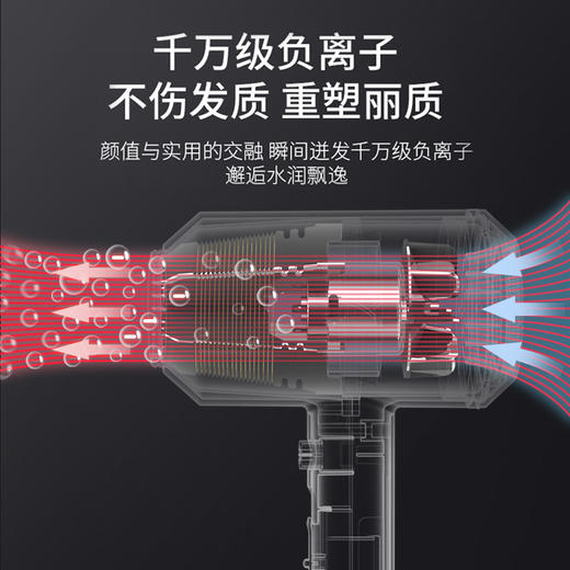 康佳电吹风家用负离子吹风机大功率电吹风筒 商品图2