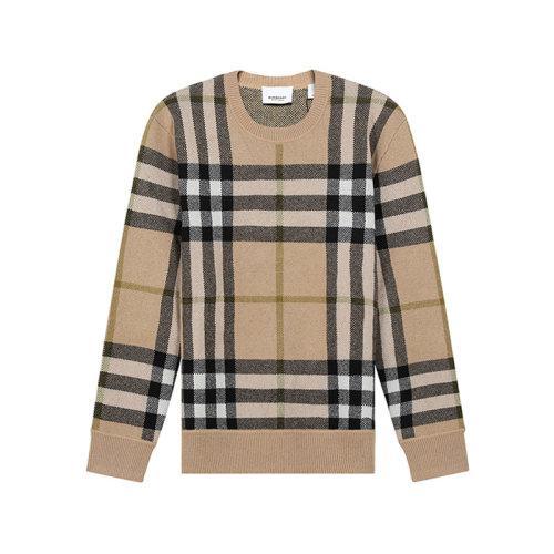 BURBERRY/博柏利 2021款 男士针织衫/毛衣 男款山羊绒圆领长袖针织衫毛衣 80412861 商品图0